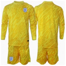 England Keeper Bortedraktsett Barn EM 2024 Langermet (+ korte bukser)